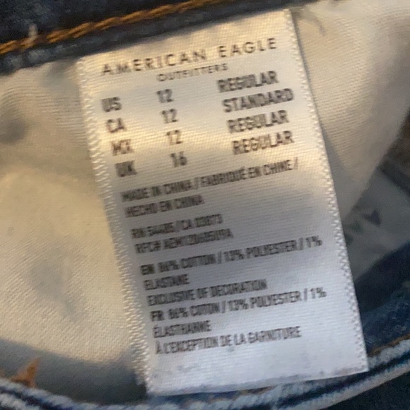 American Eagle high rise jegging size 12 - Picture 5 of 7